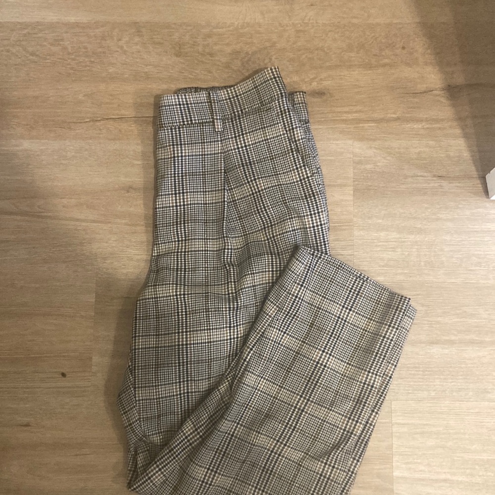 LOFT Plaid slacks